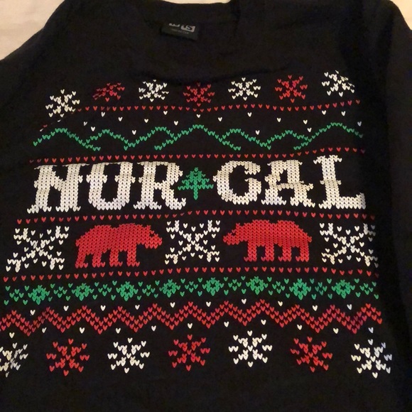 NHS Northern California black Christmas sweater - Picture 3 of 3